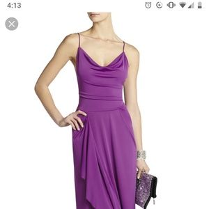 BCBGMAXAZRIA Hedi Dress Dark Orchid XS